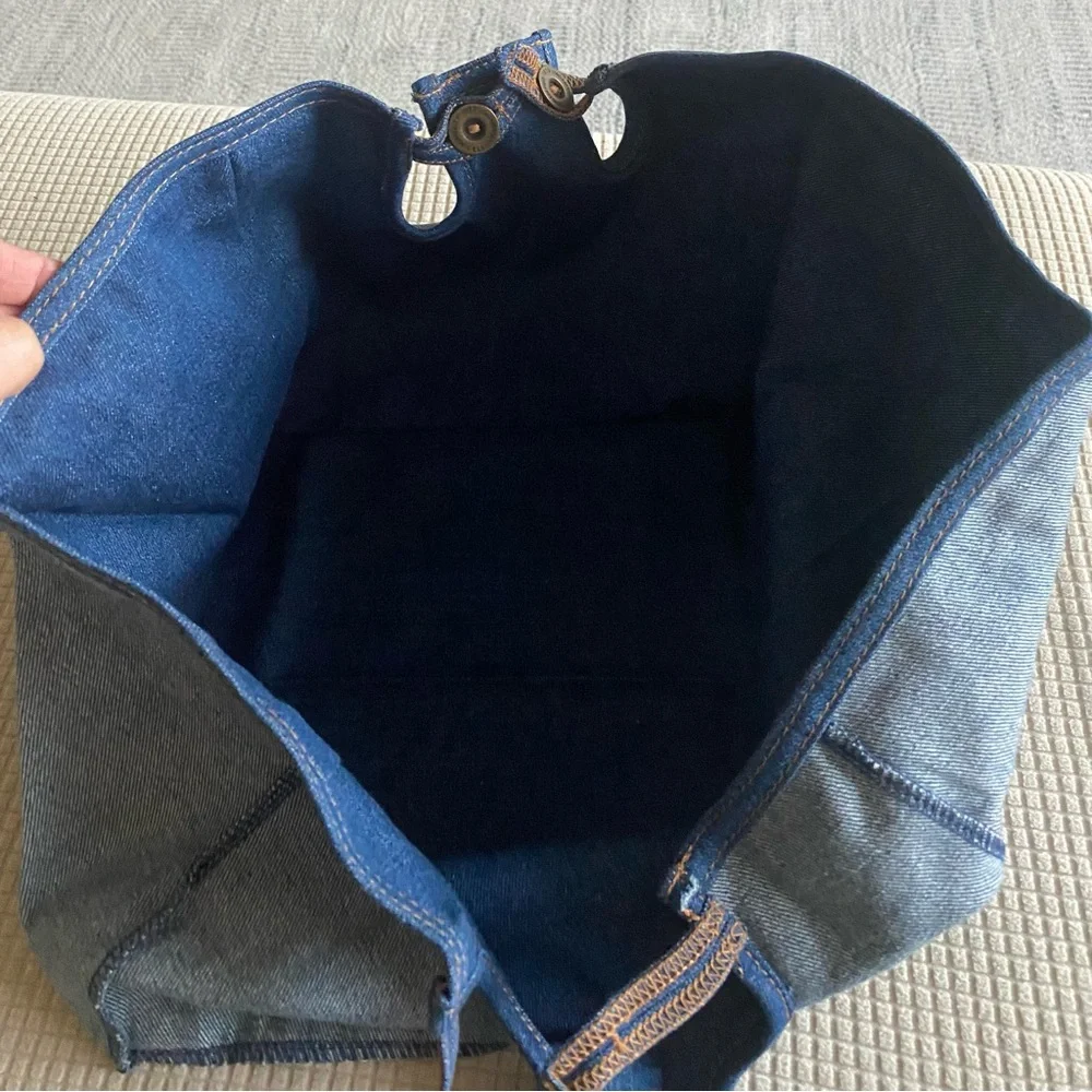Longaberger New Denim Liner for Cake Basket Blue